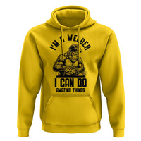Funny Bigfoot Welder Hoodie I Can Do Amazing Things