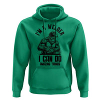Funny Bigfoot Welder Hoodie I Can Do Amazing Things
