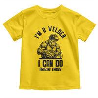 Funny Bigfoot Welder Toddler T Shirt I Can Do Amazing Things