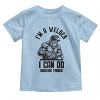 Funny Bigfoot Welder Toddler T Shirt I Can Do Amazing Things