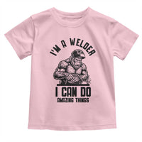 Funny Bigfoot Welder Toddler T Shirt I Can Do Amazing Things
