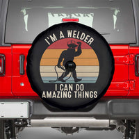 Funny Bigfoot Welding Gift Spare Tire Cover I Can Do Amazing Things With A Welder