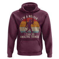 Funny Bigfoot Welding Gift Hoodie I Can Do Amazing Things With A Welder