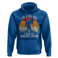 Funny Bigfoot Welding Gift Hoodie I Can Do Amazing Things With A Welder