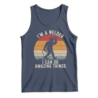 Funny Bigfoot Welding Gift Tank Top I Can Do Amazing Things With A Welder