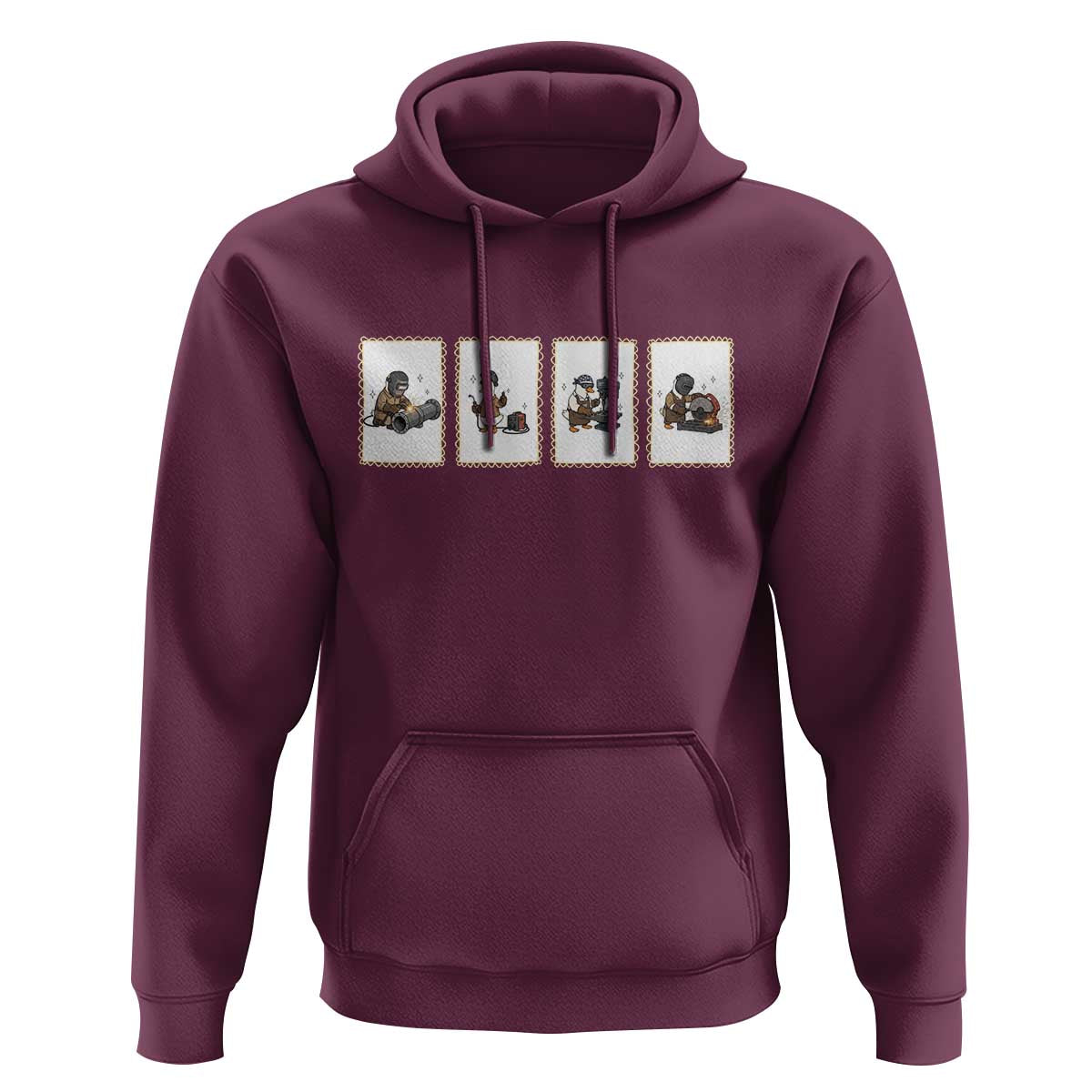 Silly Goose Pipeline Worker Hoodie Funny Welding Graphic Gift