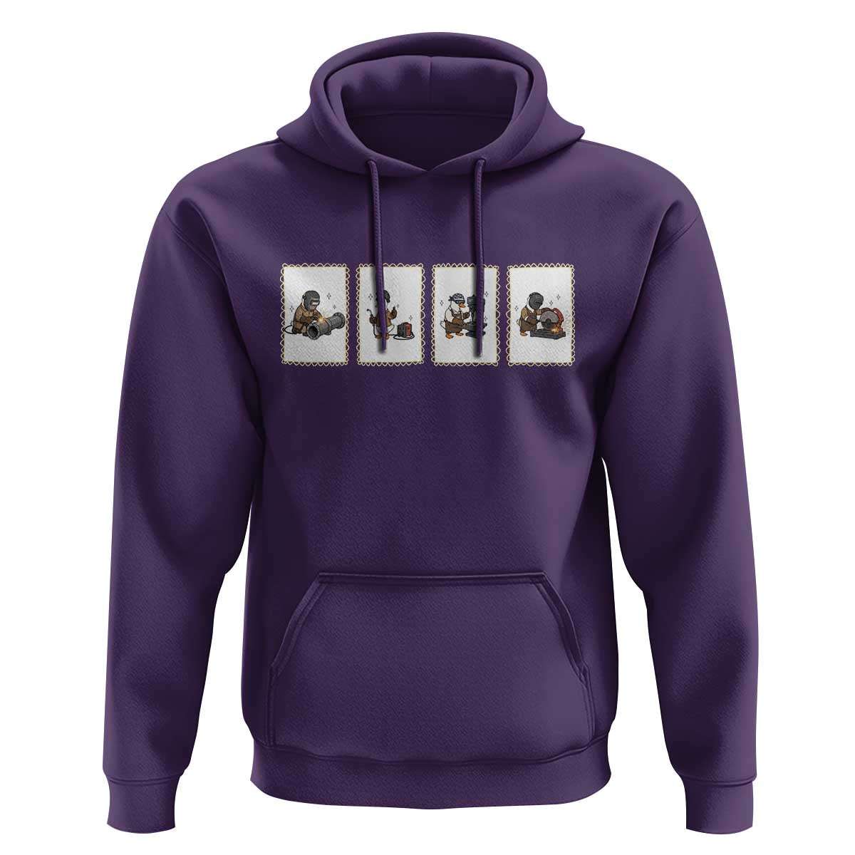 Silly Goose Pipeline Worker Hoodie Funny Welding Graphic Gift