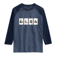 Silly Goose Pipeline Worker Raglan Shirt Funny Welding Graphic Gift