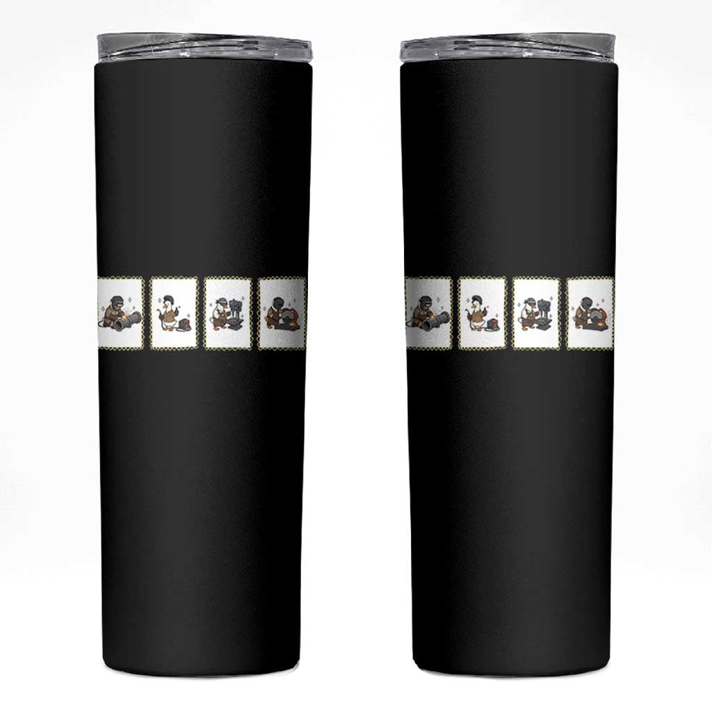 Silly Goose Pipeline Worker Skinny Tumbler Funny Welding Graphic Gift
