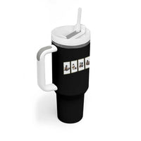 Silly Goose Pipeline Worker Tumbler With Handle Funny Welding Graphic Gift