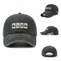 Silly Goose Pipeline Worker Washed Cotton Baseball Cap Funny Welding Graphic Gift