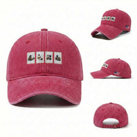 Silly Goose Pipeline Worker Washed Cotton Baseball Cap Funny Welding Graphic Gift