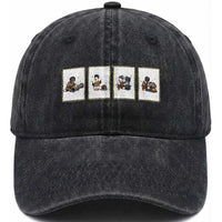 Silly Goose Pipeline Worker Washed Cotton Baseball Cap Funny Welding Graphic Gift