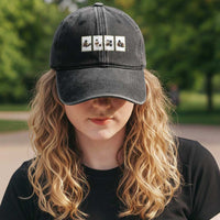 Silly Goose Pipeline Worker Washed Cotton Baseball Cap Funny Welding Graphic Gift