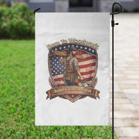 Proud American Woodworker Garden Flag Born To Woodwork Patriotic Gift