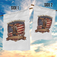 Proud American Woodworker Garden Flag Born To Woodwork Patriotic Gift