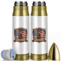 Proud American Woodworker Bullet Tumbler Born To Woodwork Patriotic Gift