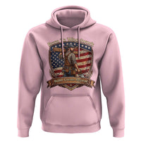 Proud American Woodworker Hoodie Born To Woodwork Patriotic Gift