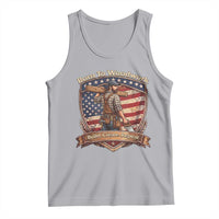 Proud American Woodworker Tank Top Born To Woodwork Patriotic Gift
