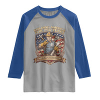 American Construction Worker Raglan Shirt Building America For 250 Years
