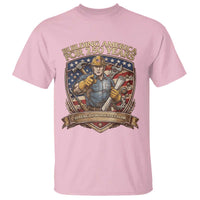 American Construction Worker T Shirt Building America For 250 Years