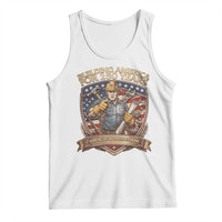 American Construction Worker Tank Top Building America For 250 Years