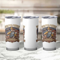 American Construction Worker Tumbler Cup Building America For 250 Years