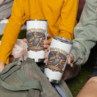 American Construction Worker Tumbler Cup Building America For 250 Years