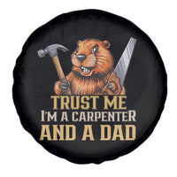 Funny Woodworking Beaver Spare Tire Cover I Am A Carpenter And A Dad