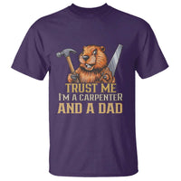 Funny Woodworking Beaver T Shirt I Am A Carpenter And A Dad