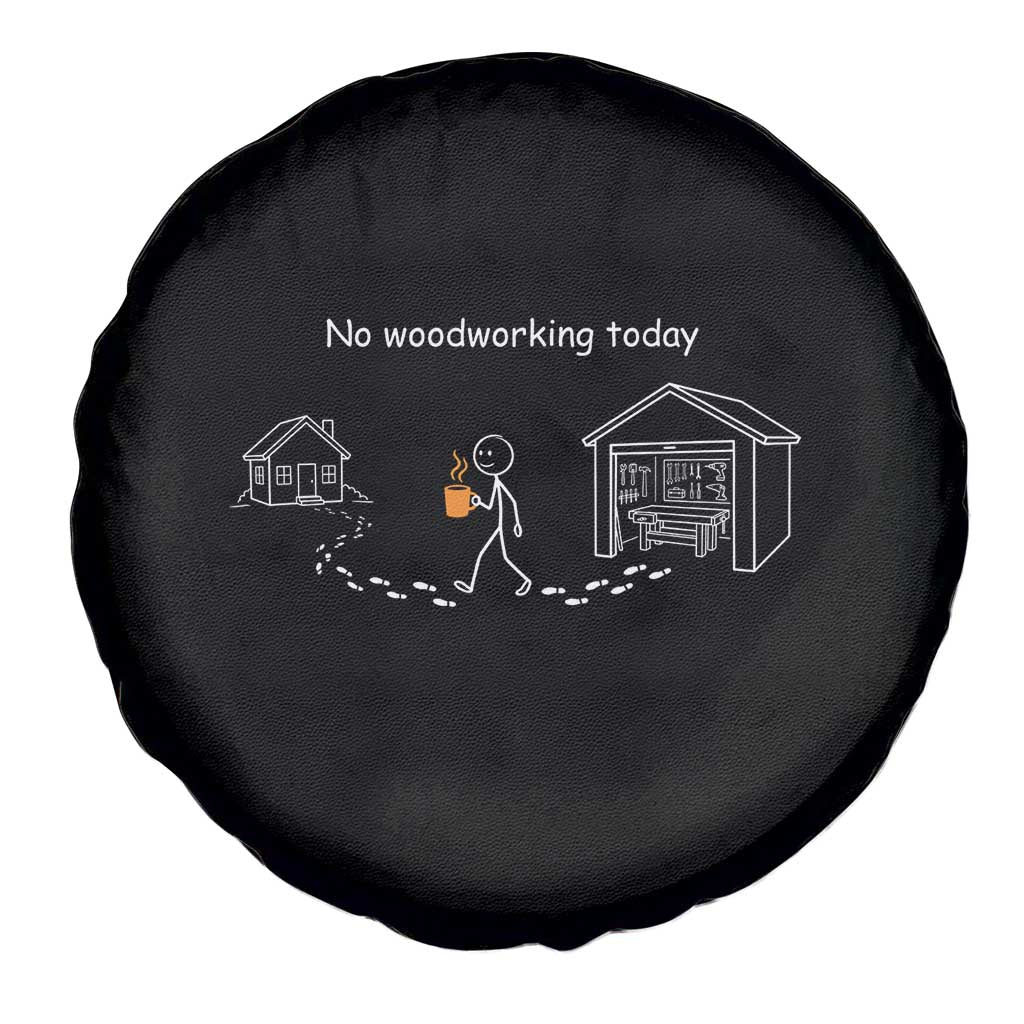 Funny Stickman Carpenter Spare Tire Cover No Woodworking Today