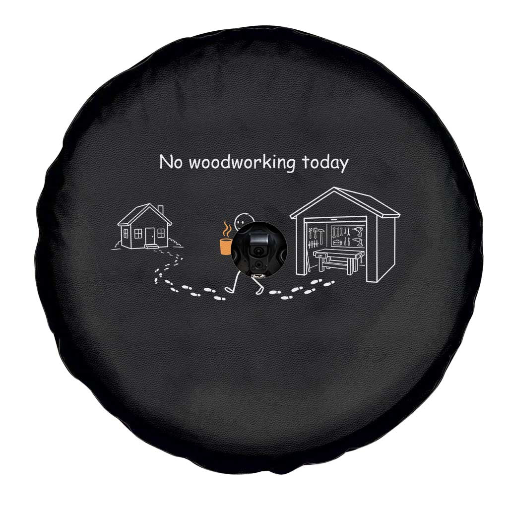 Funny Stickman Carpenter Spare Tire Cover No Woodworking Today
