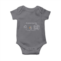 Funny Stickman Carpenter Baby Onesie No Woodworking Today