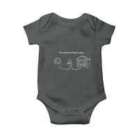 Funny Stickman Carpenter Baby Onesie No Woodworking Today
