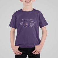 Funny Stickman Carpenter T Shirt For Kid No Woodworking Today