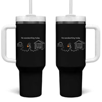 Funny Stickman Carpenter Tumbler With Handle No Woodworking Today