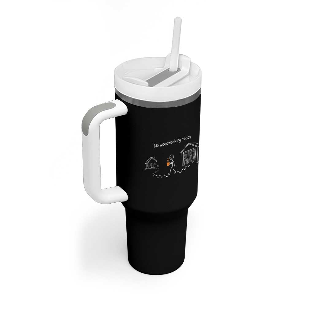 Funny Stickman Carpenter Tumbler With Handle No Woodworking Today
