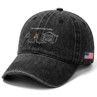Funny Stickman Carpenter Washed Cotton Baseball Cap No Woodworking Today