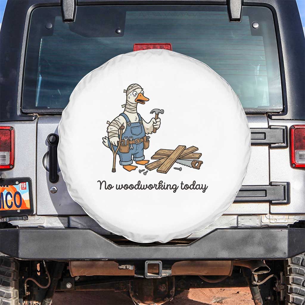 Funny Carpenter Duck Spare Tire Cover No Woodworking Today