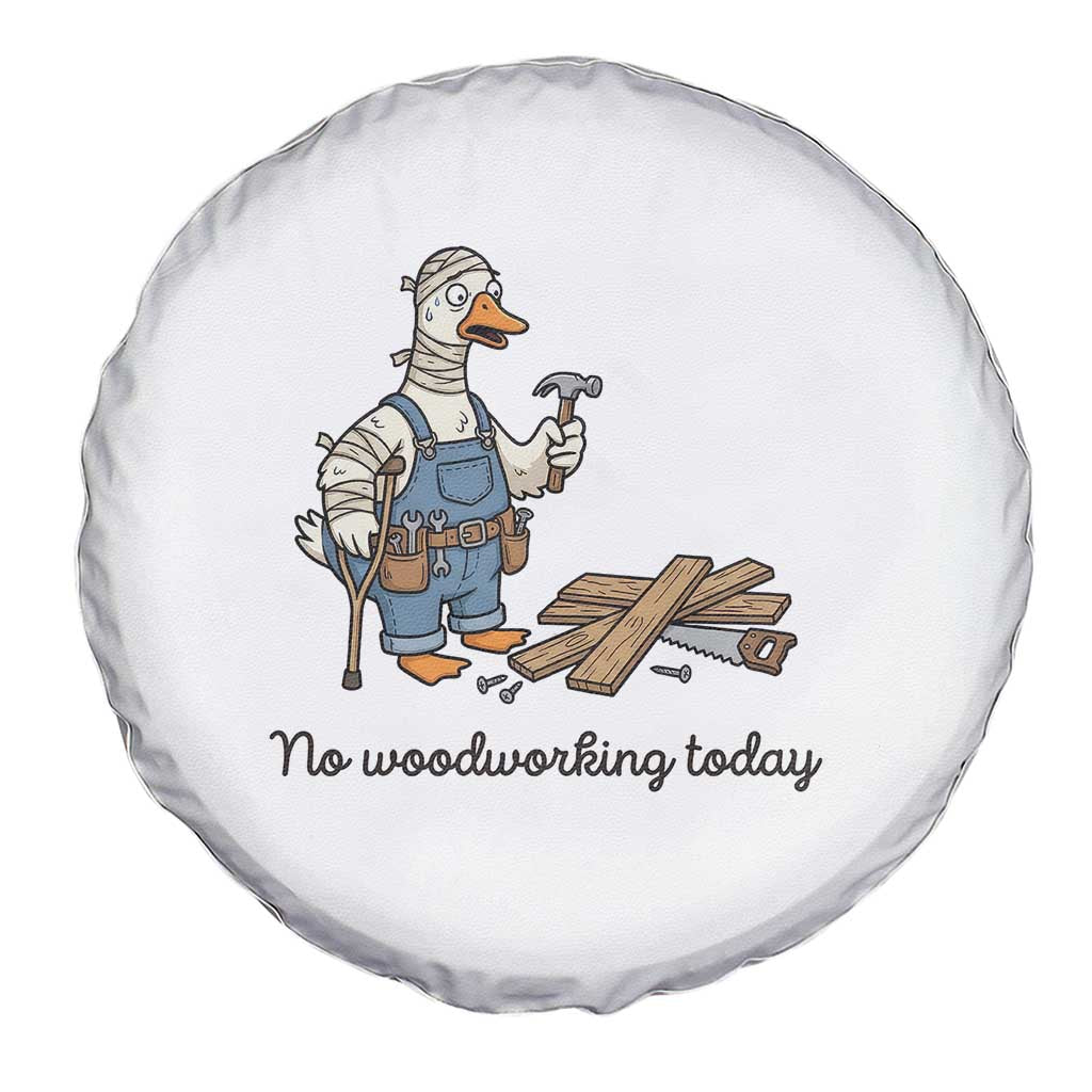 Funny Carpenter Duck Spare Tire Cover No Woodworking Today