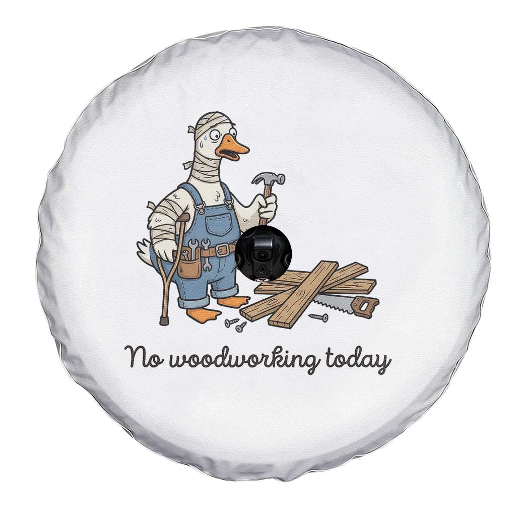 Funny Carpenter Duck Spare Tire Cover No Woodworking Today