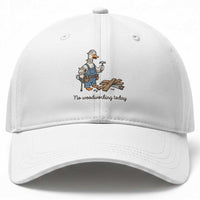 Funny Carpenter Duck Baseball Cap No Woodworking Today