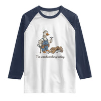 Funny Carpenter Duck Raglan Shirt No Woodworking Today