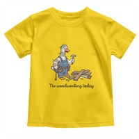 Funny Carpenter Duck Toddler T Shirt No Woodworking Today