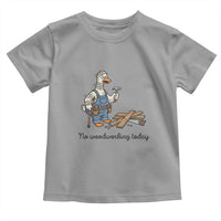 Funny Carpenter Duck Toddler T Shirt No Woodworking Today