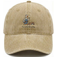 Funny Carpenter Duck Washed Cotton Baseball Cap No Woodworking Today