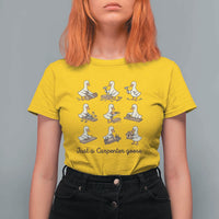 Funny Woodworker Graphic T Shirt For Women Just A Carpenter Goose