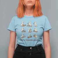 Funny Woodworker Graphic T Shirt For Women Just A Carpenter Goose