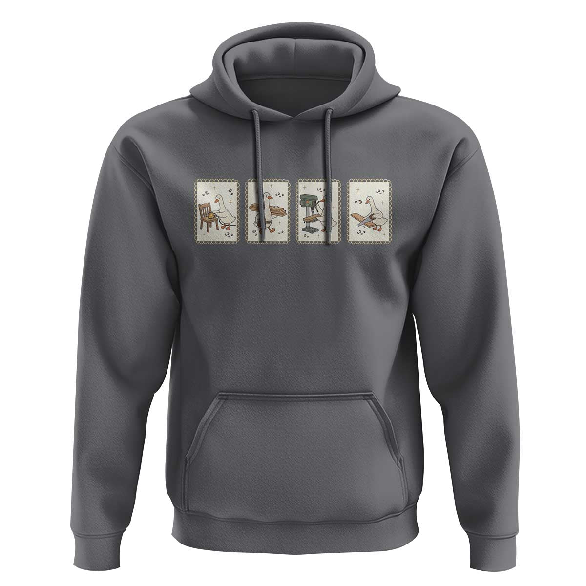 Silly Goose Carpenter Hoodie Funny Woodworker Dad Gift