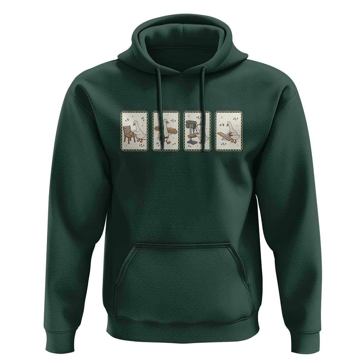 Silly Goose Carpenter Hoodie Funny Woodworker Dad Gift